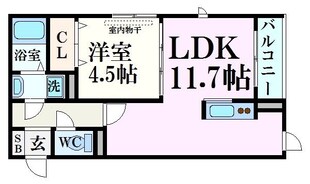 西宮北口駅 徒歩7分 3階の物件間取画像